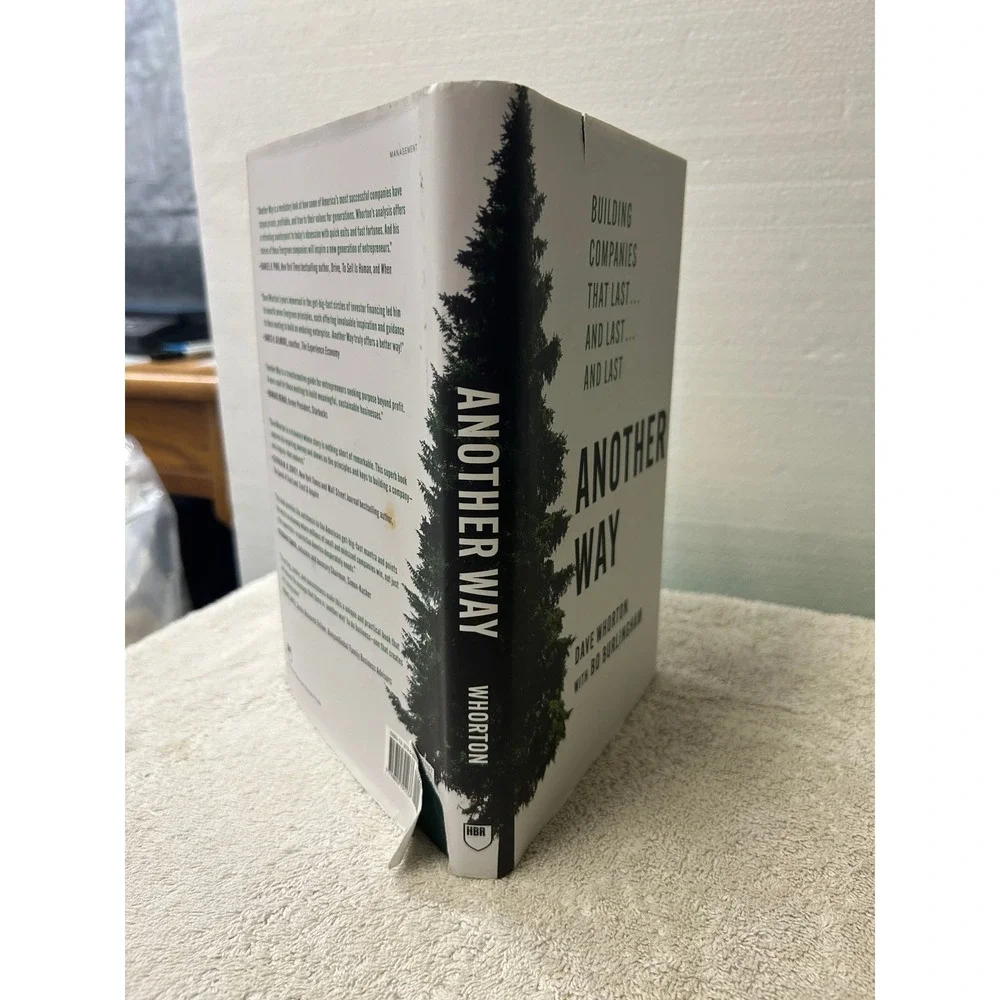 Another Way Dave Whorton Bo Burlingham HBR Press Business Management Hardcover